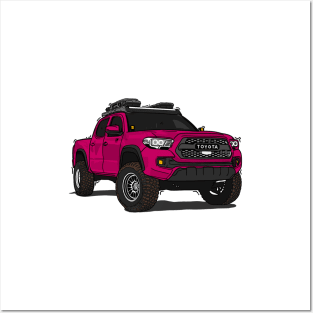 Toyota 4Runner Pink Posters and Art